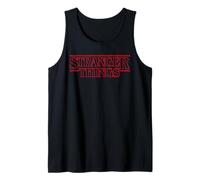 Stranger Things Outline Logo Tank Top