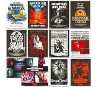 Stranger Things Poster Book - Bundle Includes 12 Posters Featuring Season 5 Final Season Artwork for Boys Room Decorations Plus Bookmark Room Decor for Boys, Girls, Kids