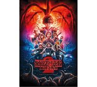 Stranger Things Pyramid International Stranger Things Season 2 Poster, Multicoloured, 61 x 91.5 cm, Living Room