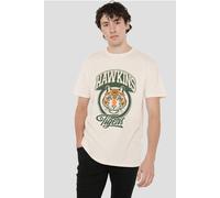 Stranger Things Retro Hawkins Tigers T-Shirt, Natural in Beige | Size: 3XL Stranger Things Beige 3XL