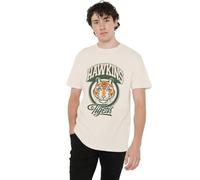 Stranger Things Retro Hawkins Tigers Unisex T Shirt, Natural, X-Large