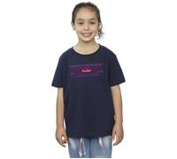 Stranger Things Retro Title Cotton T-Shirt Netflix Navy 12-13 Years