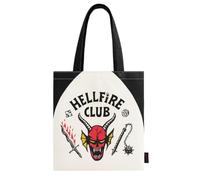 Stranger Things Reusable Bag with Official Print | Large Shopper for Supermarket, School or Travel