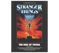 Stranger Things Rise of Vecna Limited Edition A3 Numbered Art Print in Light Red Stranger Things Light Red