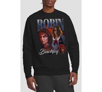 Stranger Things Robin Homage Sweatshirt, Black | Size: Large Stranger Things Black L