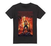 Stranger Things - Rock of Eddie Munson Unisex T Shirt, Black, XX-Large
