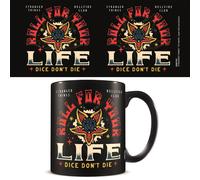 STRANGER THINGS S4 ROLL FOR YOUR LIFE BLACK STANDARD MUG IN BOX CERAMIC