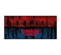Stranger Things (Scene) XL Desk Mat - Official Netflix Merchandise by Pyramid International, 81cm x 36cm Gaming & Office Mat with Hawkins Scene Design