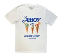 Stranger Things Scoop Ahoy T-Shirt in White | Size: XL Stranger Things White XL