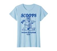 Stranger Things Scoops Ahoy Blue Ice Cream Parlor T-Shirt