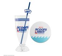 Stranger Things Scoops Ahoy Milkshake Glass Set | Acotis