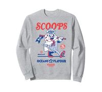 Stranger Things Scoops Ahoy Red Blue Ice Cream Parlor Sweatshirt