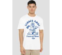 Stranger Things Scoops Ahoy Retro T-Shirt, White | Size: 2XL Stranger Things White 2XL