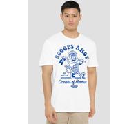 Stranger Things Scoops Ahoy Retro T-Shirt, White | Size: 3XL Stranger Things White 3XL