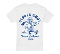 Stranger Things Scoops Ahoy Retro T-shirt white XL
