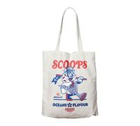 Stranger Things Scoops Ahoy Tote Bag in Beige Stranger Things Beige