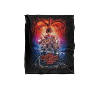 Stranger Things Season 2 Poster Super Soft Throw Blanket 152 X 127 Cm Stranger Things Multicolor 152 X 127 Cm