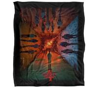 Stranger Things Season 4 Poster Silky Touch Super Soft Throw Blanket 152 X 127 Cm