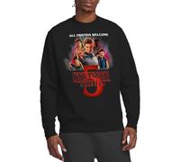 Stranger Things Season Five Poster Unisex Sweatshirt, Black, Medium