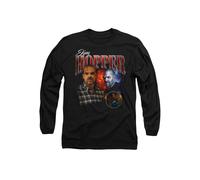 Stranger Things - Season Four Jim Hopper Homage Long Sleeve T-Shirt in Black | Size: Medium Stranger Things Black M