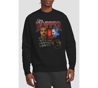 Stranger Things - Season Four Jim Hopper Homage Sweatshirt in Black | Size: Small Stranger Things Black S