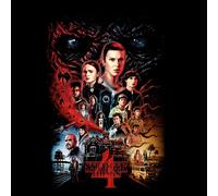 Stranger Things Season Four Poster Unisex T-Shirt - Black - L