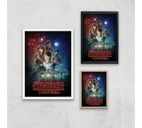 Stranger Things Season One Poster Giclee Art Print - A3 - Wooden Frame