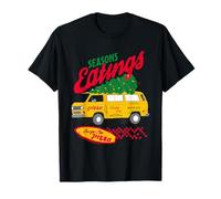 Stranger Things Seasons Eatings Surfer Boy Pizza Christmas T-Shirt