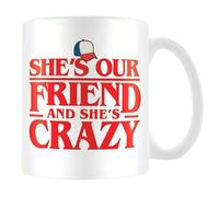 Stranger Things She´s Our Friend Mug - White/Red - White/Red - One Size