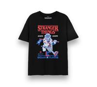 Stranger Things Short Sleeved T-Shirt | Unisex Black | Official | Size: Small Stranger Things Black S