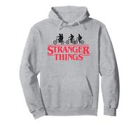 Stranger Things Silhouette Bike Logo Pullover Hoodie