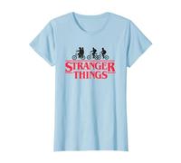 Stranger Things Silhouette Bike Logo T-Shirt