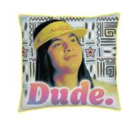 Stranger Things Square Surfer Boy Filled Cushion - Multicoloured - 40cm x 40cm - Multicoloured - 100% Polyester