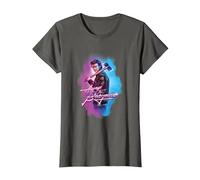 Stranger Things Steve Harrington Always The Babysitter T-Shirt, Women, Asphalt Grey, Medium