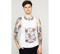 Stranger Things - Stranger Flash Sheet White - Tank - white - XL - 100% Organic Cotton XL