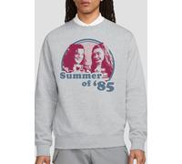 Stranger Things Summer Of '85 Eleven & Max Sweatshirt, Athletic Heather in Grey | Size: 2XL Stranger Things Grey 2XL