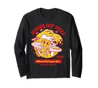 Stranger Things Surfer Boy Pizza Delivered Hot Surf's Up Long Sleeve T-Shirt