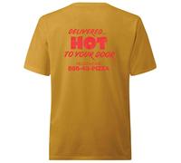 Stranger Things Surfer Boy Pizza Unisex T-Shirt - Mustard - XL
