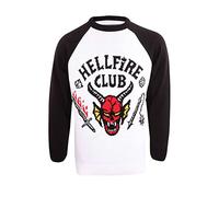 Christmas Jumper Hellfire Club Unisex Ugly Sweater Stranger Things White L
