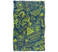 Stranger Things Tales From 85 Acid Pattern Silky Touch Super Soft Throw Blanket 91 x 147 Cm