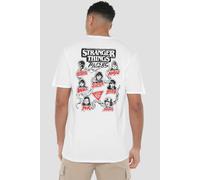 Stranger Things Tales From 85 Character Vines Front Back Tee, White | Size: 4XL Stranger Things White 4XL