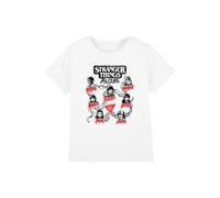 Stranger Things Tales From 85 Character Vines Kids T-Shirt, White | Size: 12-13 Years Stranger Things White 12-13 Years