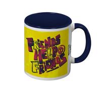 Stranger Things: Tales From 85 Friends Help Friends Inner Two Tone Mug Yellow/blue (One Size)