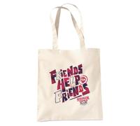Stranger Things Tales From 85 Friends Help Grocery Travel Reusable Tote Bag, Natural, 38X42Cm