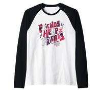 Stranger Things Tales from '85 Friends Help Raglan Baseball Tee