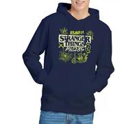 Stranger Things Tales From 85 Graffiti Glow Unisex Hoodie, Navy, X-Large