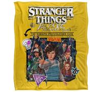 Stranger Things Tales From 85 Group Poster Silky Touch Super Soft Throw Blanket 152 X 127 Cm