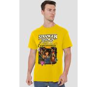 Stranger Things Tales From 85 Group Poster T-Shirt, Yellow | Size: 3XL Stranger Things Yellow 3XL