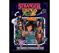 Stranger Things Tales From '85 (Hawkins Investigator Club) Collector Print 45cm X 35cm, Official Licensed Stranger Things Tales From 85 Merchandise, Retro Netflix Collectible, Fan Gift & Home