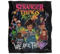 Stranger Things: Tales From 85 Hic Poster Blanket Pink/green (152Cm X 127Cm)